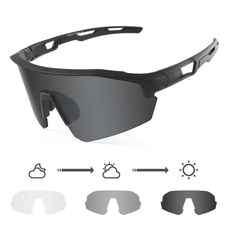 Xunqi XQ-640 Polarized Multi Lens Black Frame and Black Lens