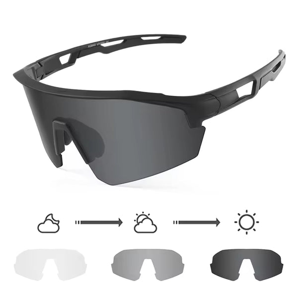 Xunqi XQ-640 Polarized Multi Lens Black Frame and Black Lens