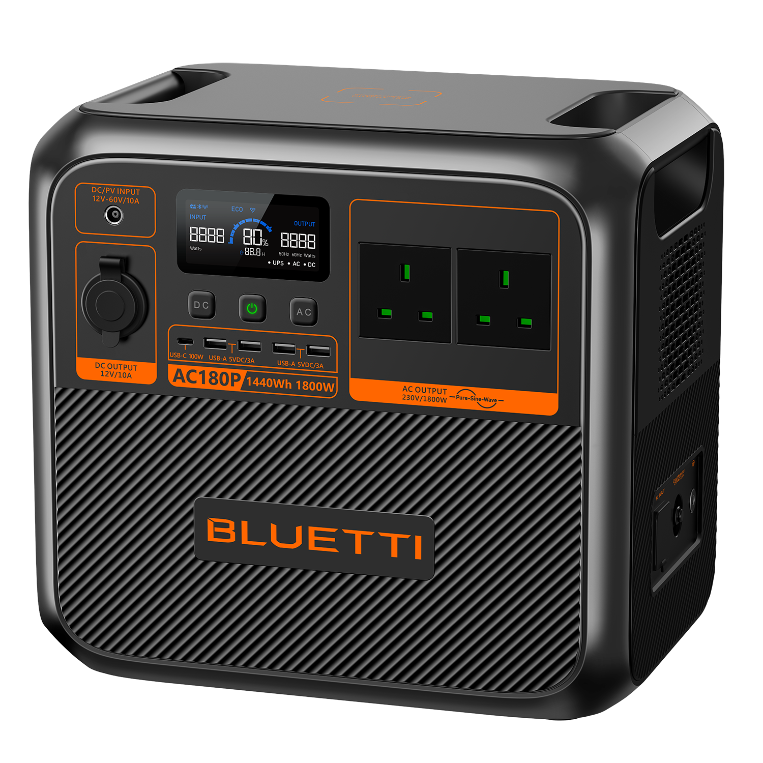 Bluetti AC180P Portable Power Station 1800W/1440Wh