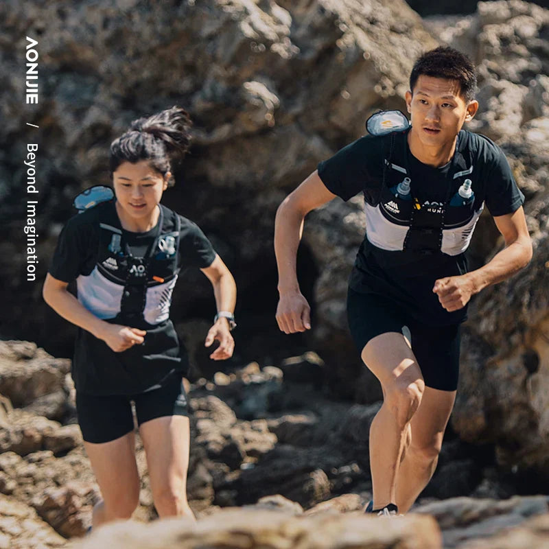 AONIJIE Cross Country Backpack 5L w/ FREE Hiking Stick Bag -C9116