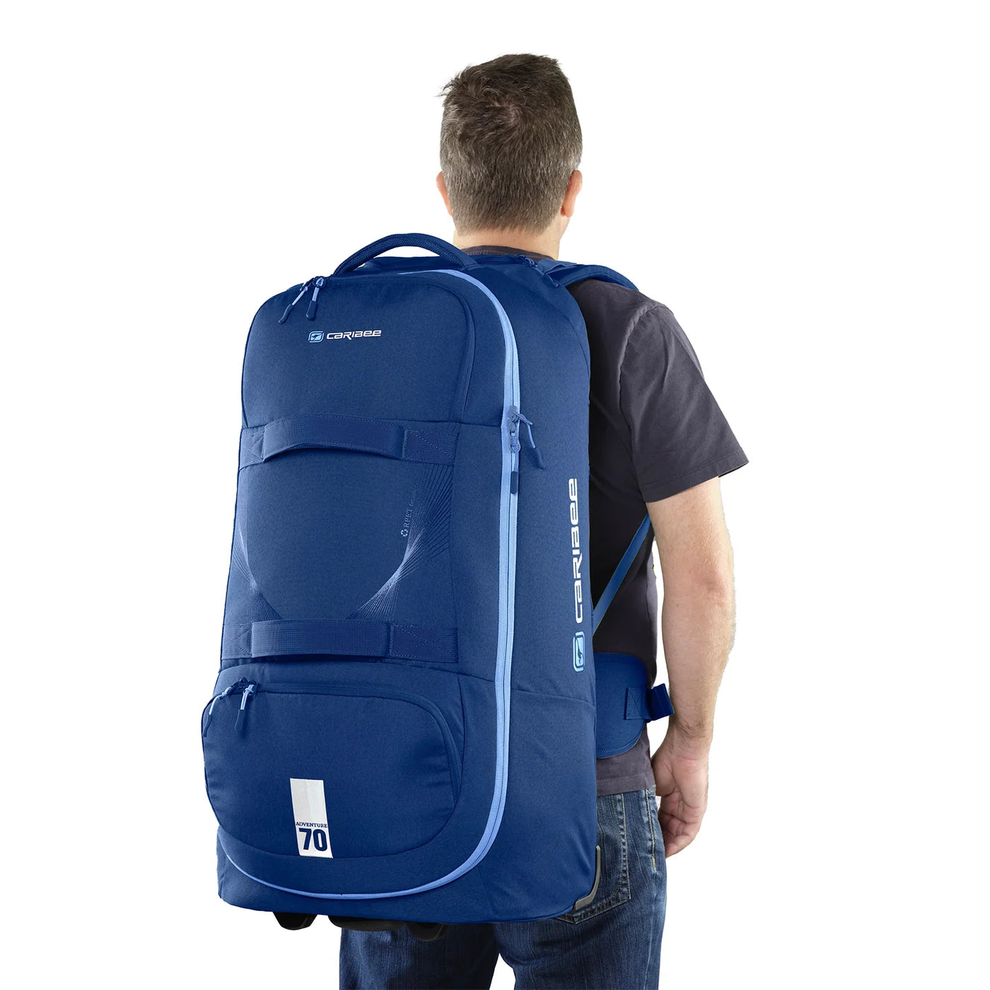 Caribee Adventure 70L Hybrid Wheel Travel Pack