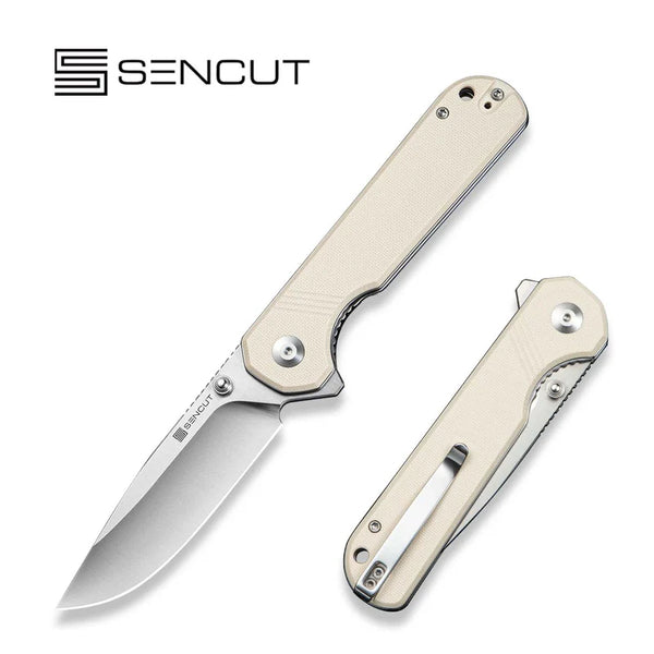 SENCUT Aetheris Ivory G10 Handle Satin finished 9Cr18MoV Blade 3.68