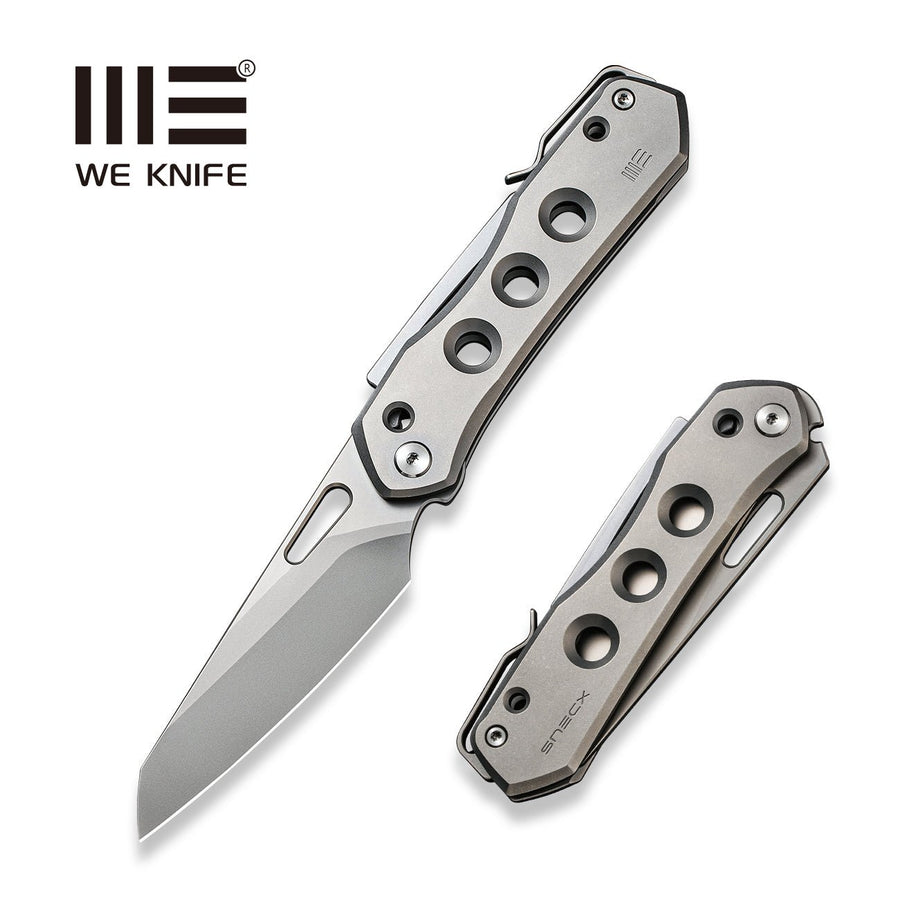 WEKNIFE Vision R Manual Thumb Knife Titanium Handle