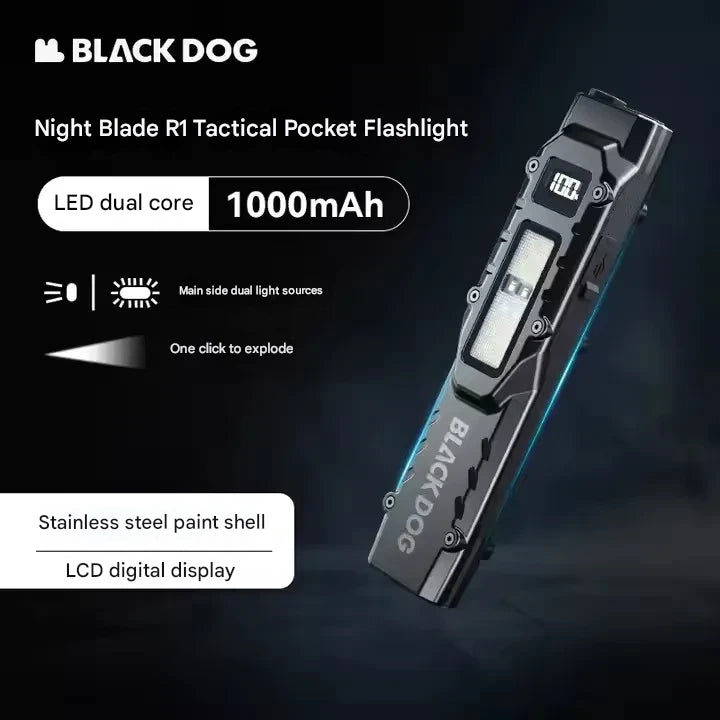 Blackdog Nightblade R1 Tactical Pocket Flashlight 1100 Lumens
