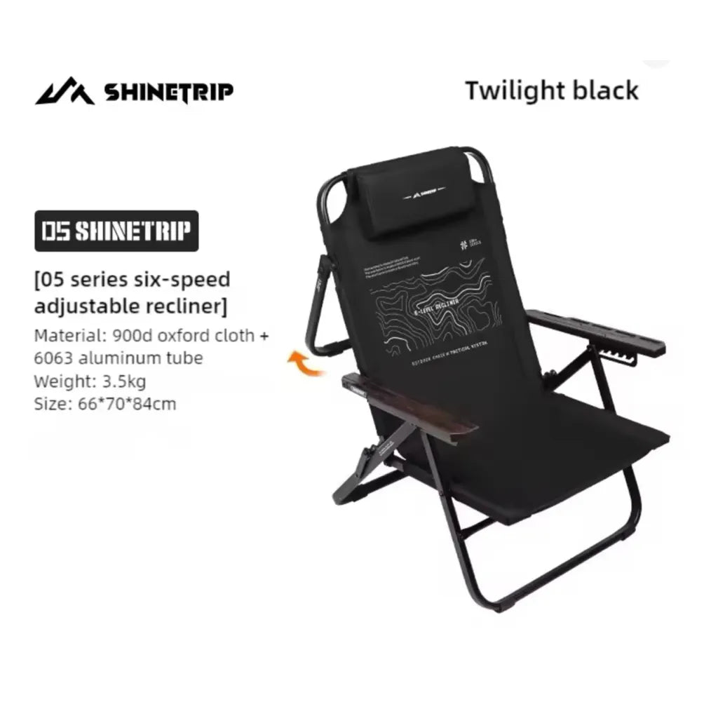 ShineTrip Adjustable Reclining Chair with Headrest
