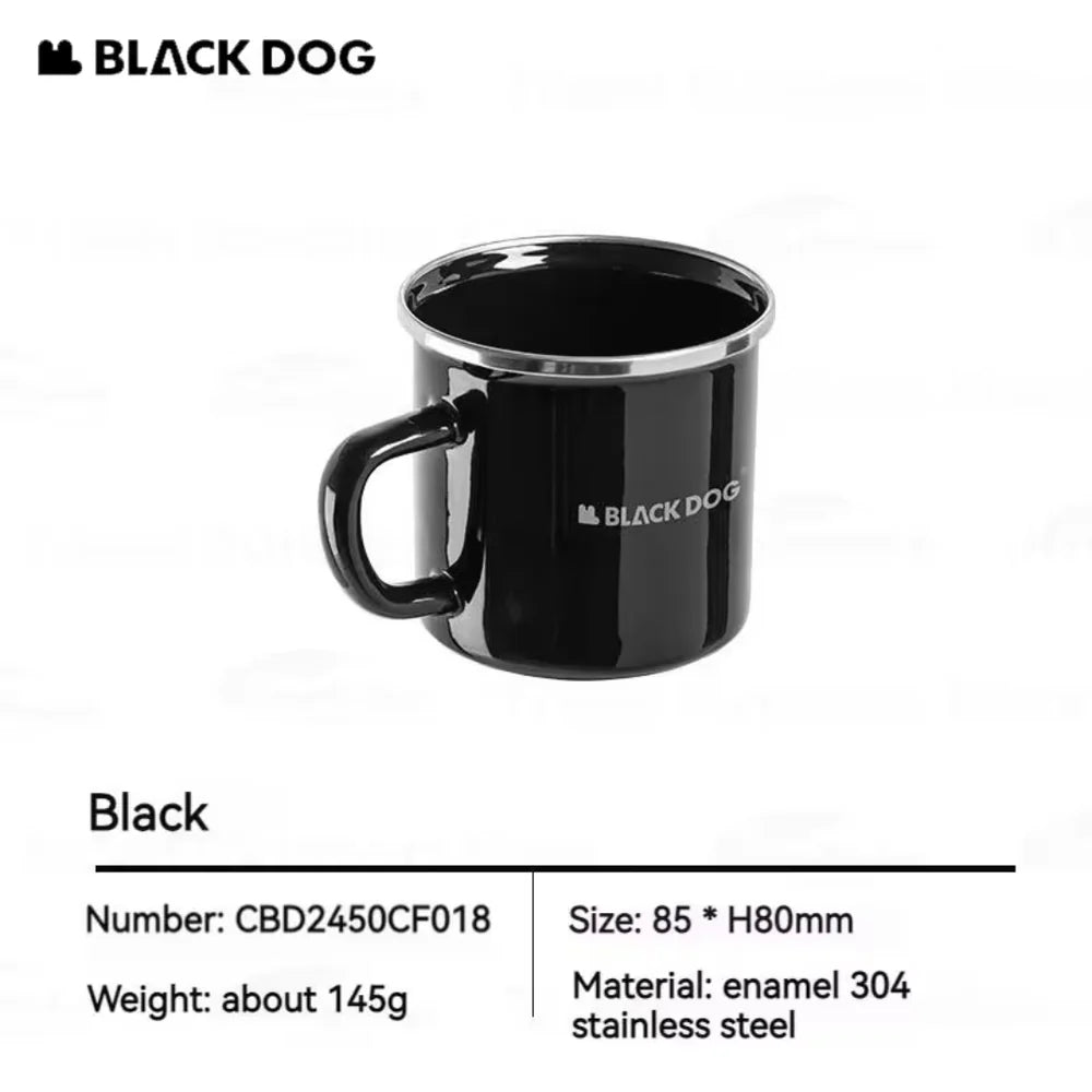 Blackdog Thickened Enamel Cup