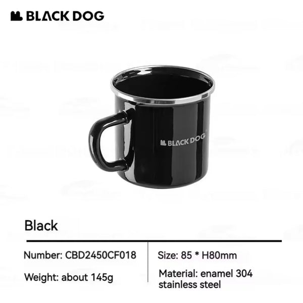 Blackdog Thickened Enamel Cup