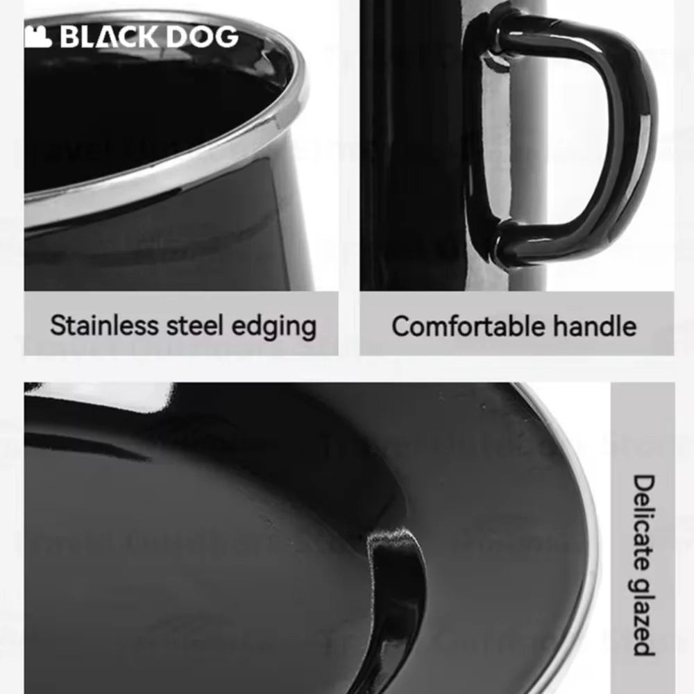 Blackdog Thickened Enamel Cup