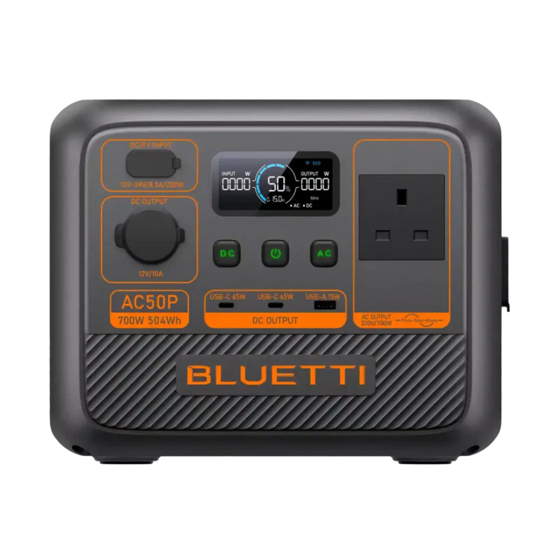 Bluetti AC50P Portable Power Station 700W/504WH