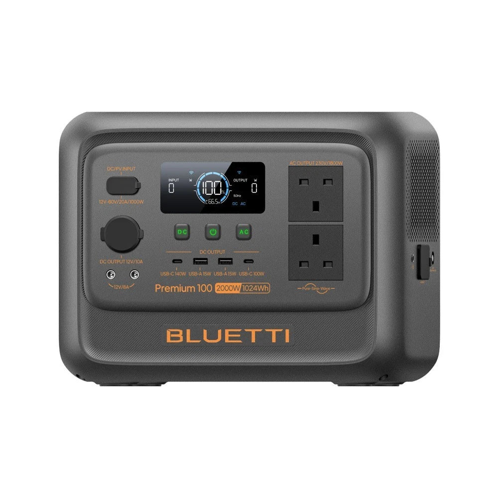 Bluetti Premium 100 V2 (UPS) Portable Power Station 1800W/1024WH
