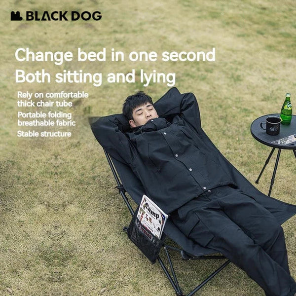 Blackdog Enjoying Camping Lounge Chair