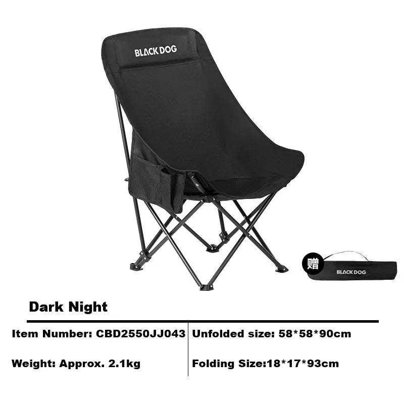 Blackdog Outdoor High-back Folding Chair