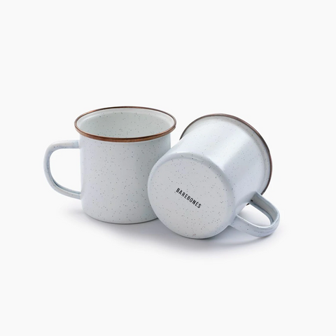 [Y.E.S] BAREBONES Enamel Cups 2PK