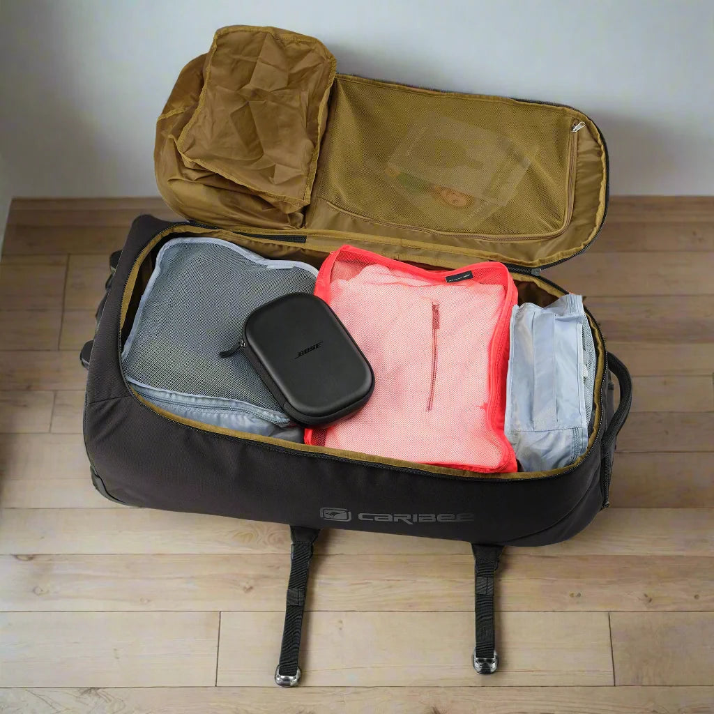 Caribee Nomad 80L RPET Hybrid Wheel Travel Backpack