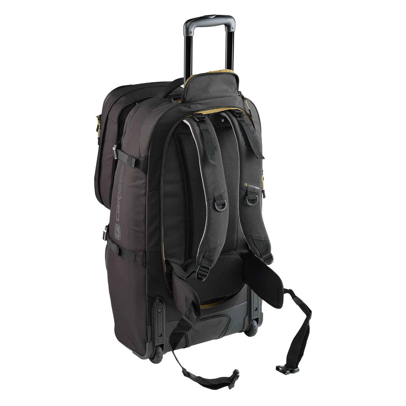 Caribee Nomad 80L RPET Hybrid Wheel Travel Backpack