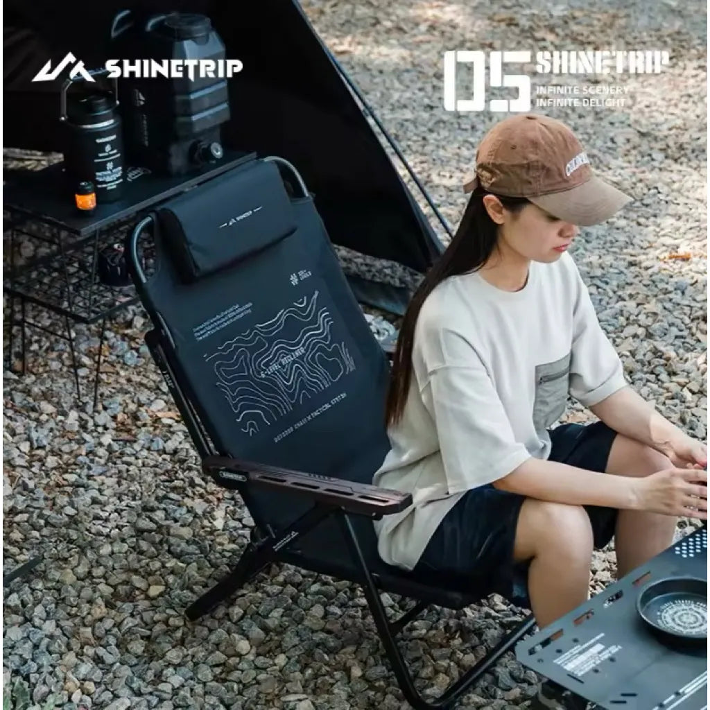 ShineTrip Adjustable Reclining Chair with Headrest