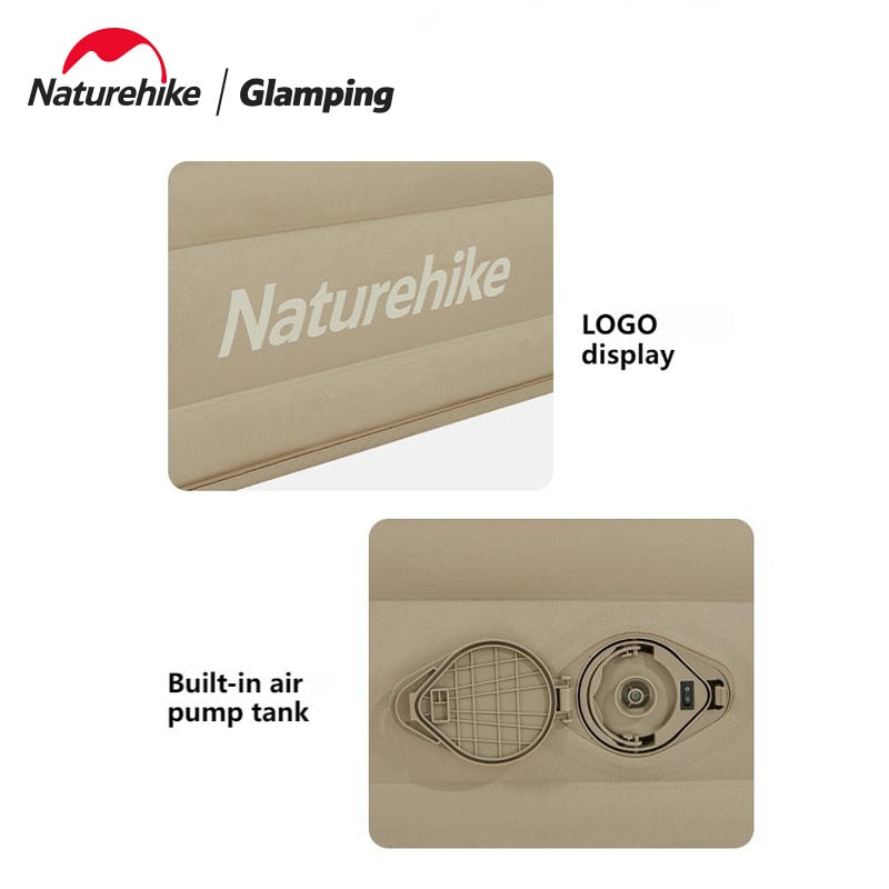Naturehike C20 - Built In Pump Inflatable Mattress