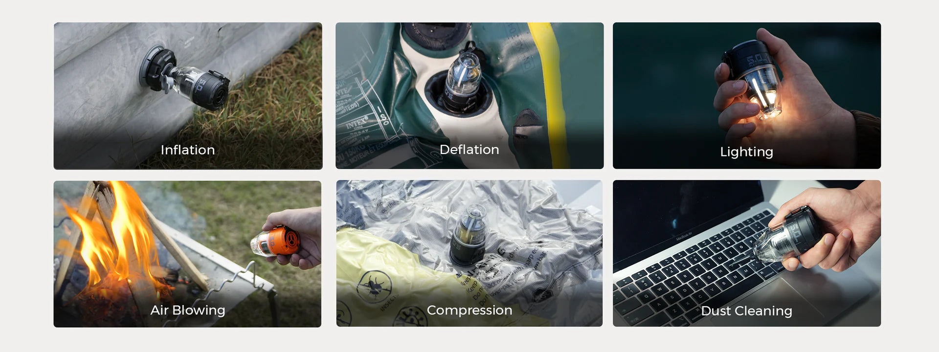 Flextail Max Pump 3 - High Speed 2-in-1 Rechargeable Air Pump