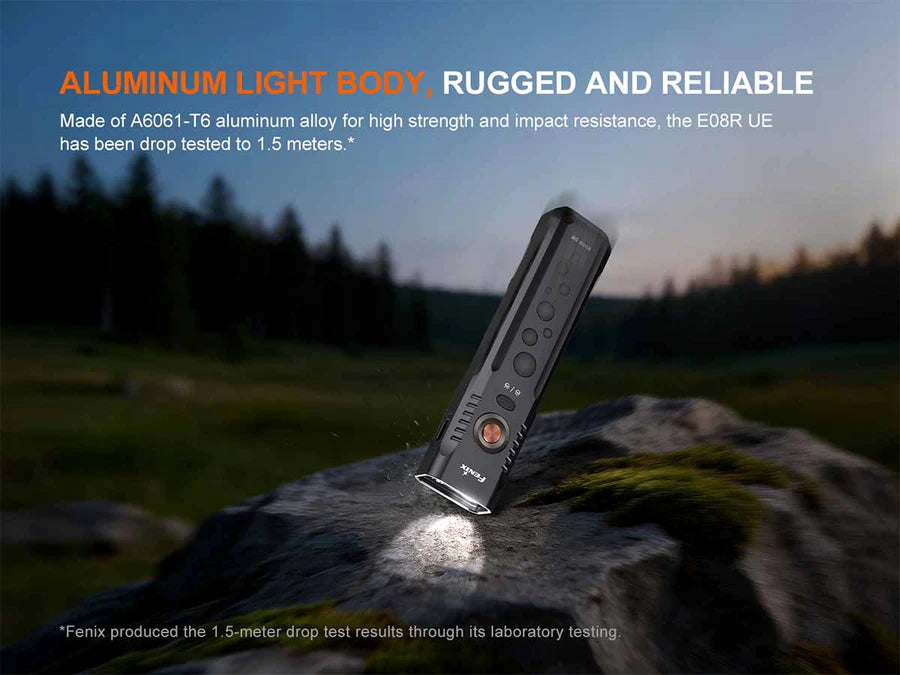 Fenix E08R UE Multi Led Dual Control Flashlight 1600 Lumens