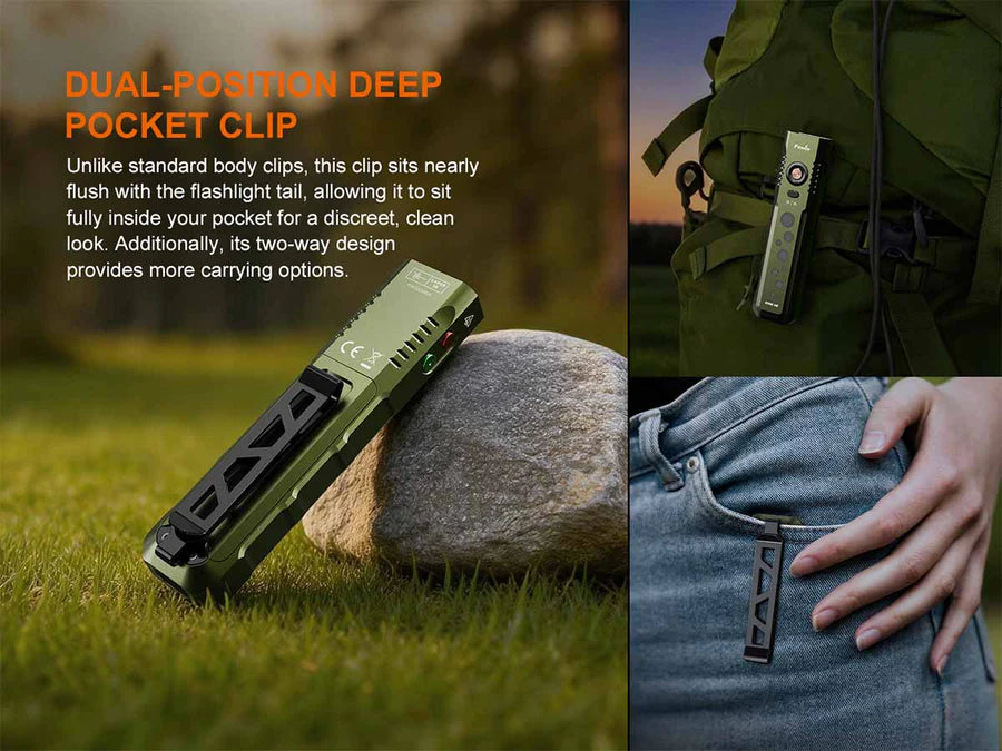 Fenix E08R UE Multi Led Dual Control Flashlight 1600 Lumens