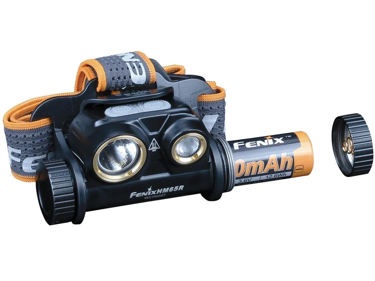 Fenix HM65R Headlamp 1400 Lumens w/ Free E-LITE Flashlight