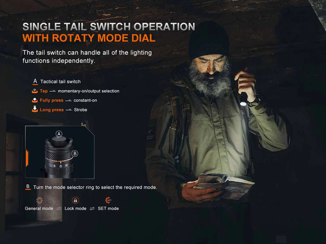 Fenix PD45R ACE Flashlight 3200 Lumens