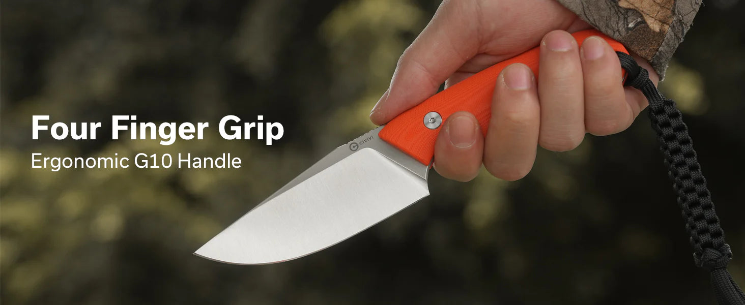 CIVIVI Gander Guibourtia Wood Handle Satin Finished 14C28N 3.63"