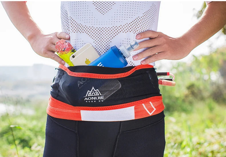AONIJIE Stretch Fanny Pack W/ Soft Flask- W938S