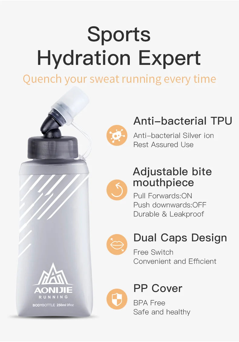 AONIJIE 250ml/500ml Collapsible Soft Flask- SD21