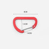 ShineTrip D-Type Hook w/ Lock Black