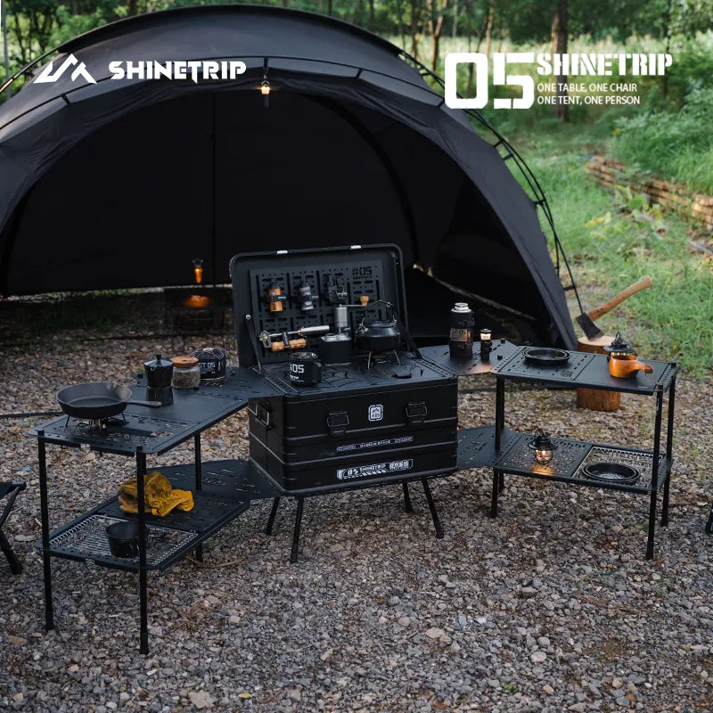 ShineTrip Large Coffee Box Alloy and Accessories