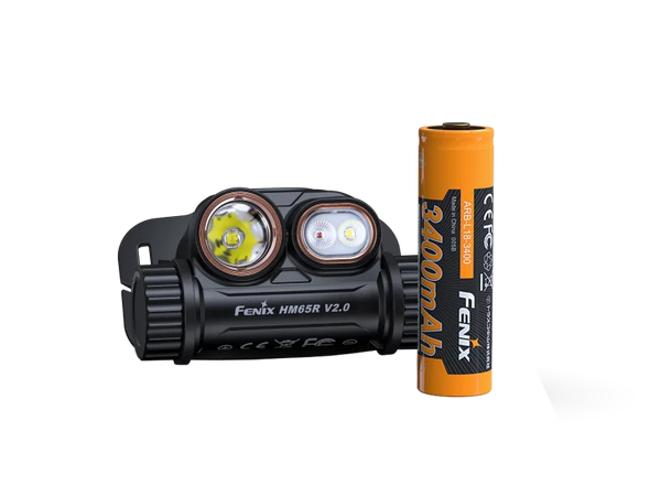 Fenix HM65R V2.0 Dual Light Sources Headlamp 2200 Lumens