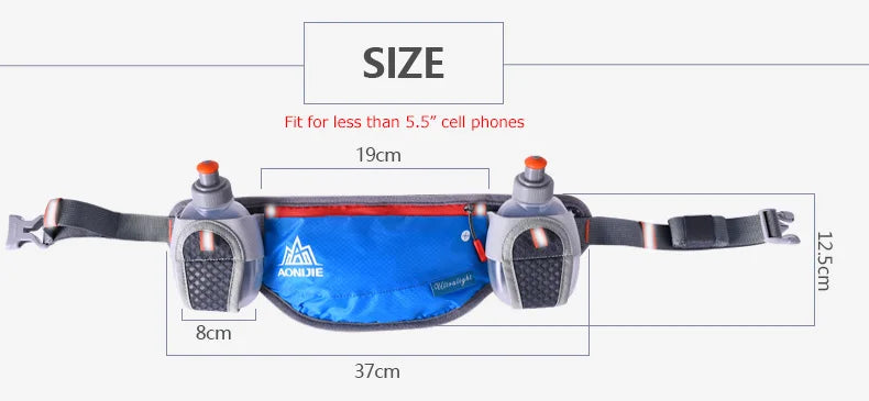 AONIJIE Fanny Pack without Water Bottles-E882