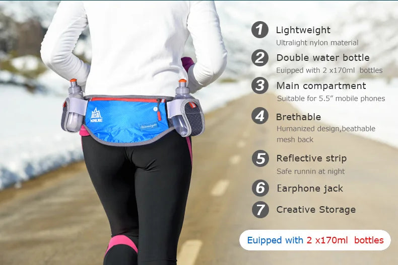 AONIJIE Fanny Pack without Water Bottles-E882