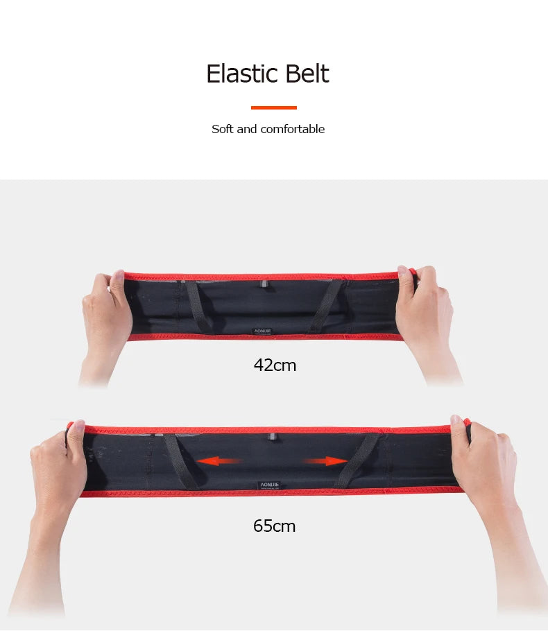 AONIJIE Stretch Fanny Pack W/ Soft Flask- W938S