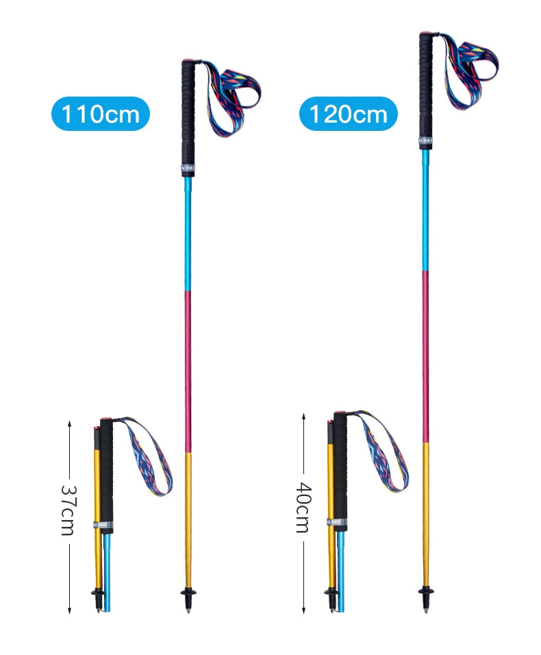 AONIJIE Trekking Pole Gold grey