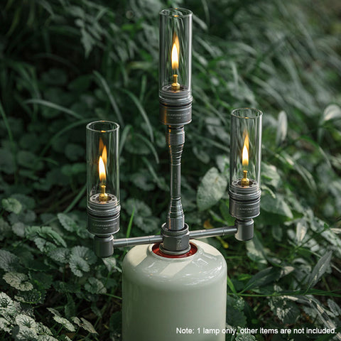 Campingmoon Gas Candle Lantern w/ Case