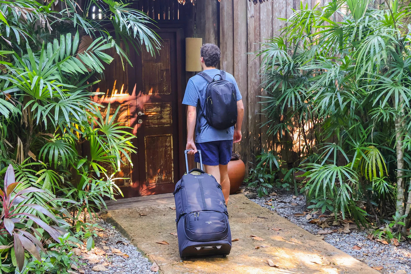 Caribee Nomad 80L RPET Hybrid Wheel Travel Backpack