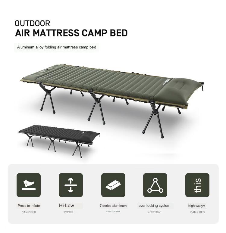 [CLEARANCE] Etrol Brown Bear Inflatable Camping Cot