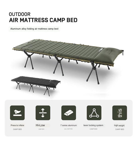 Etrol Brown Bear Inflatable Camping Cot