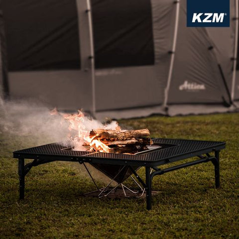 KZM Iron Mesh Fireplace Table II