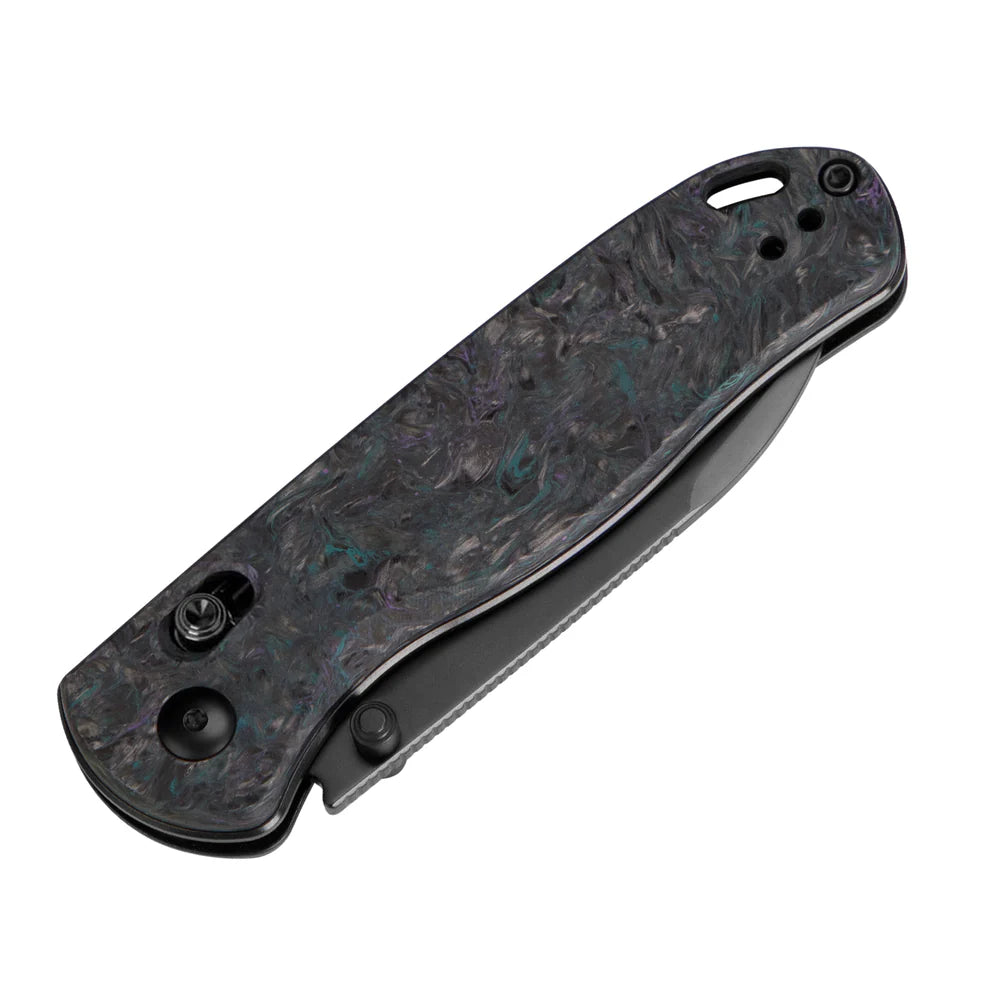 KIZER Drop Bear S35VN Blade Dark Matter & Clutch Lock 2.97"