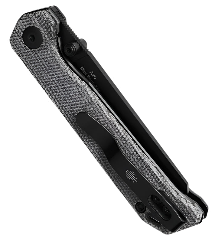 KIZER Begleiter Nitro-V Micarta Black/Steel Liner 2.9"