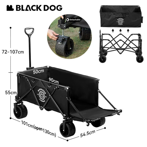 Blackdog Mountain Shade Plus Camping Cart