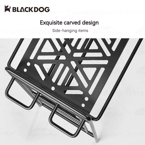 Blackdog 3-Piece Outdoor Metal Shelf - Small