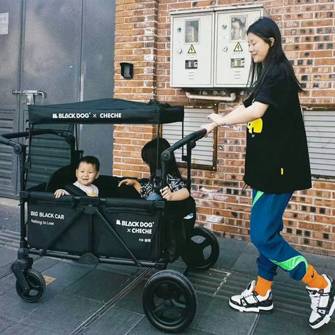 BLACKDOG × CHECHE Co-Branded Camping Cart