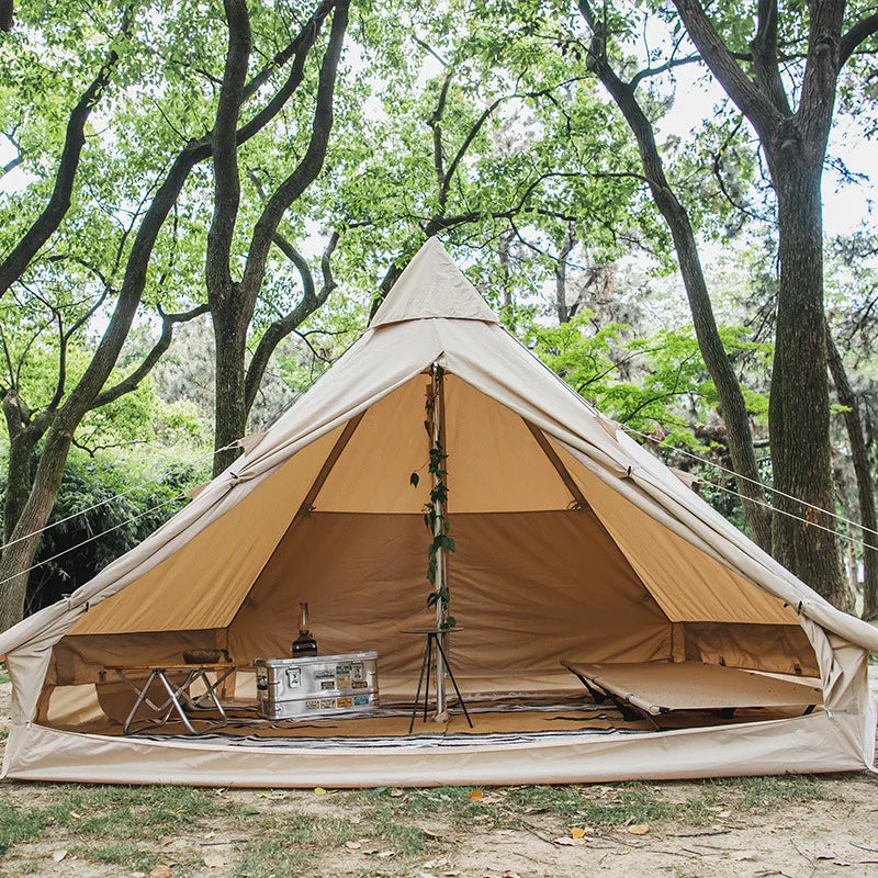 naturehike pyramid tent Naturehike Brighten 6.4 Cotton Pyramid Tent 6-8 person – GL Extra Enterprise