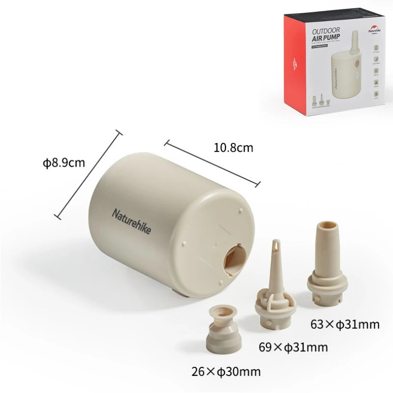 [CLEARANCE] Naturehike Portable Outdoor High-Power Electric Mini Pump