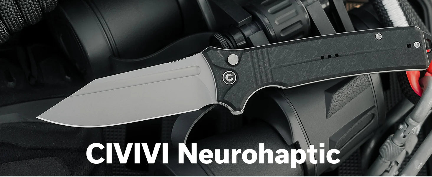CIVIVI Neurohaptic Black G10 Handle Black Nitro-V Blade