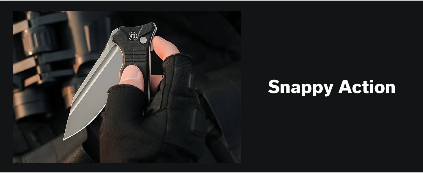 CIVIVI Neurohaptic Black G10 Handle Black Nitro-V Blade